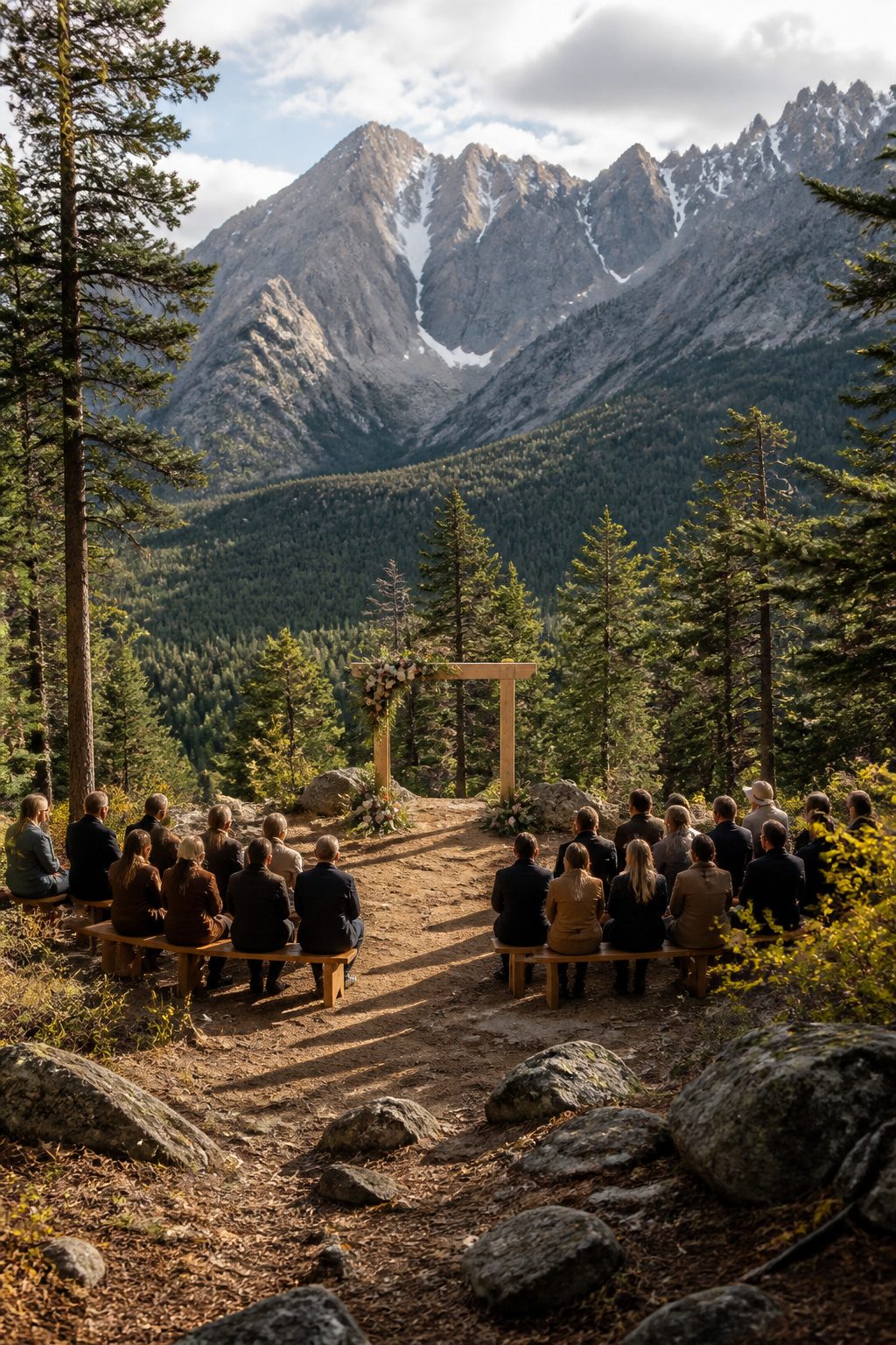 Forest and mountain views in Rocky Mountain National Park.