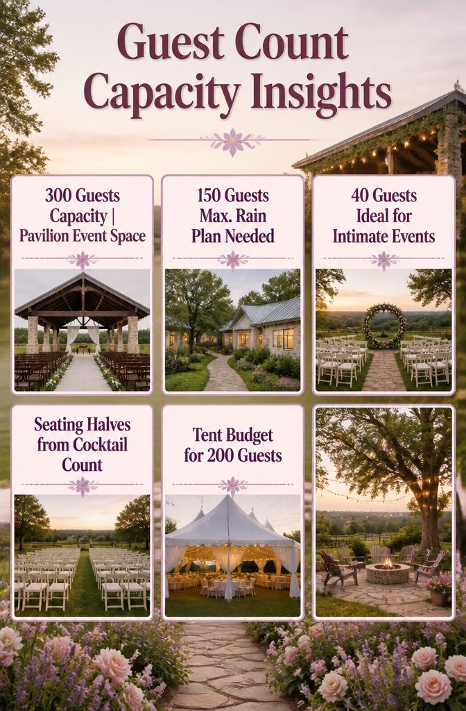 Outdoor space at The Pavilion Event Space set for a wedding.